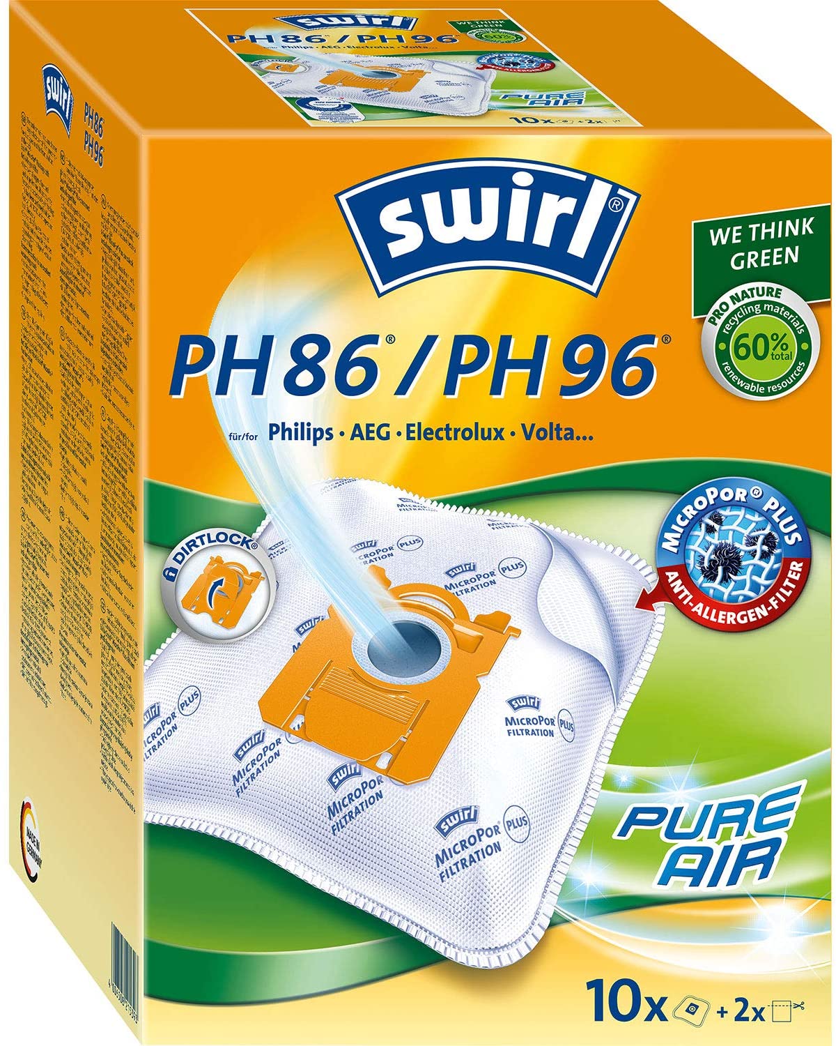 Staubsaugerbeutel Swirl PH 86