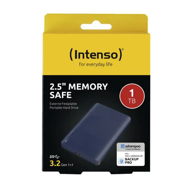 externe Festplatte, 2,5 Zoll, Speicher Safe, 1 TB, tragbar