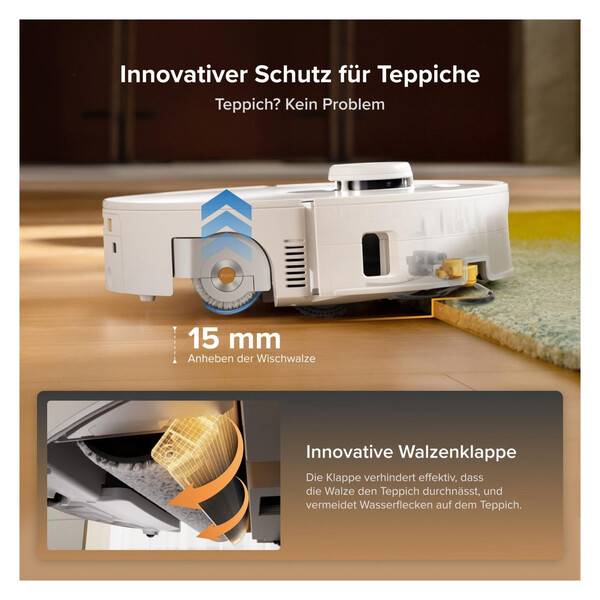 Roboter-Raumreiniger, Bodenkonig Reinigung, Saugkraft, Schnittstelle, Wischaufsatz