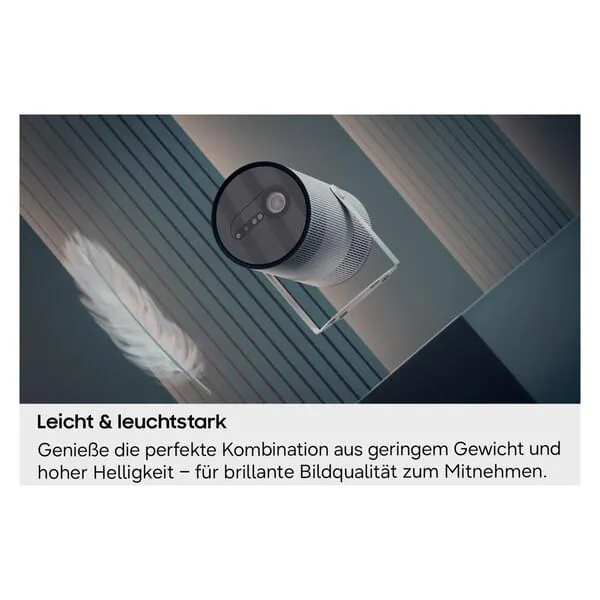 Beamer, tragbar, Standleuchte, moderne