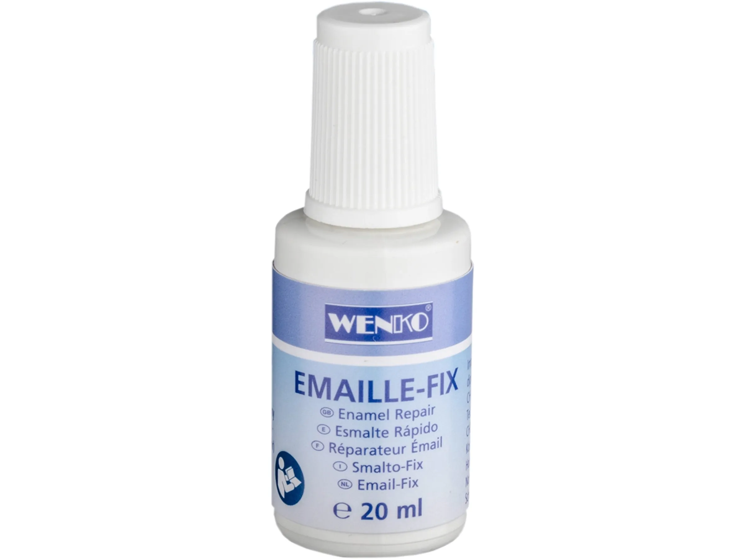 Wenko-5660515100 Emaille-Fix, weiss, 20ml