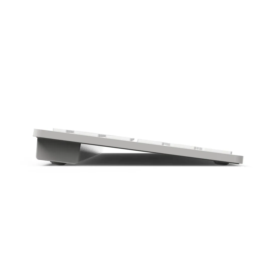 Tastatur, flach, weiß, schlank, Laptop