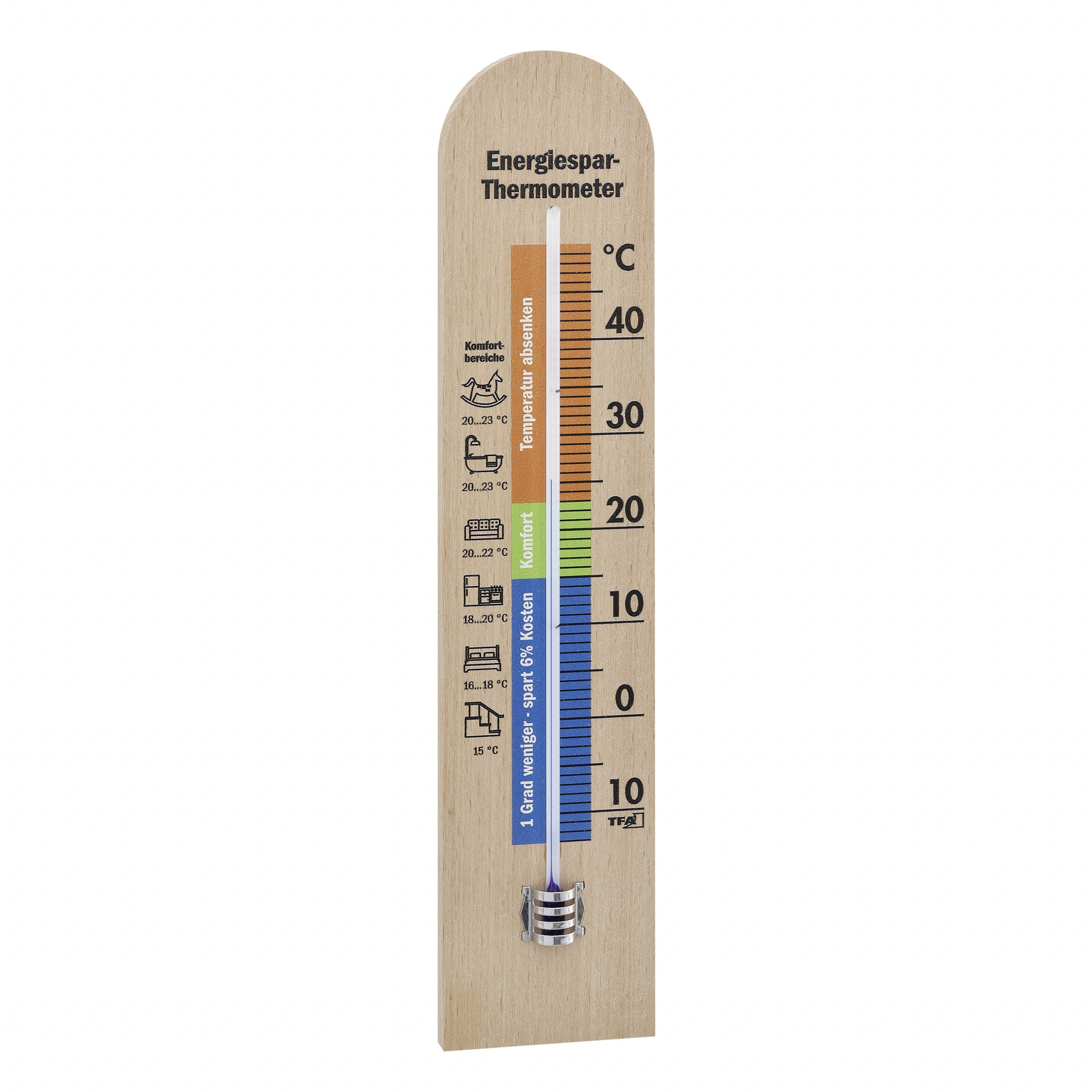 Thermometer, Holz, Analog, Temperatur, Dekoration