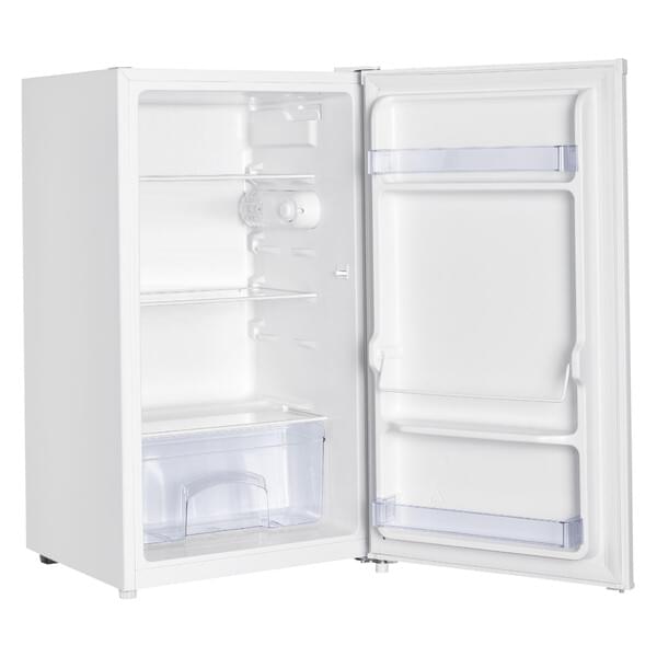 -Minifries, Weißer Kühlschrank, Kompaktkühlschrank, Einbaukühlschrank, Regale im Kühlschrank