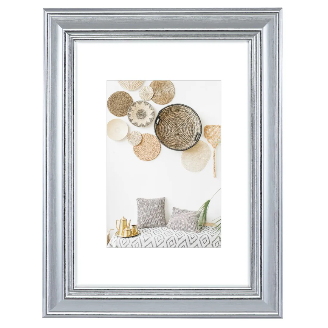 Hama-175808 Rahmen "Lobby" 13x18 silber