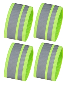 reflektierendes Band, hohe Sichtbarkeit, Sicherheitsband, Warnband, neongelb-grün