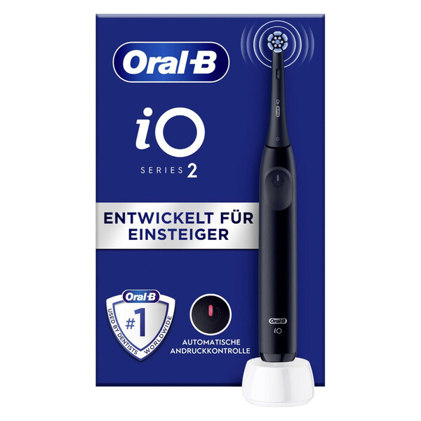 elektrische zahnbürste, oral-b, i0 serie 2, automatische druckkontrolle, wiederaufladbar