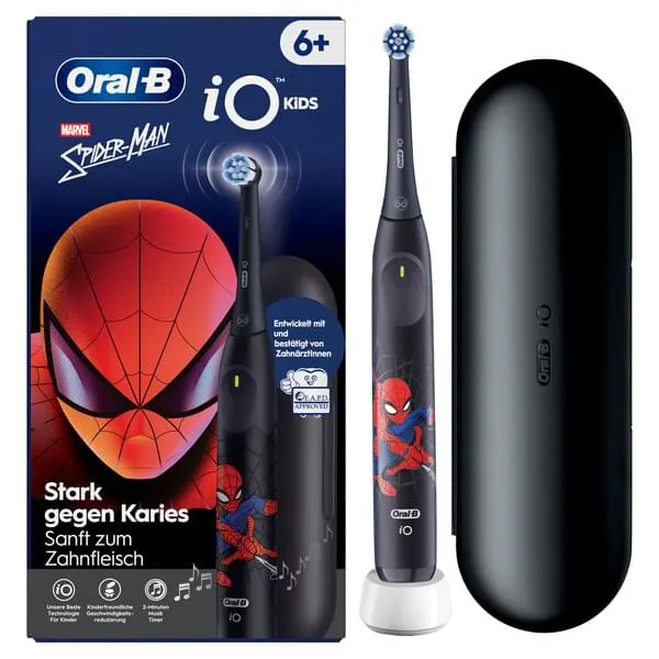 Zahnbürste, elektrisch, Kinder, Spiderman, Ladekoffer