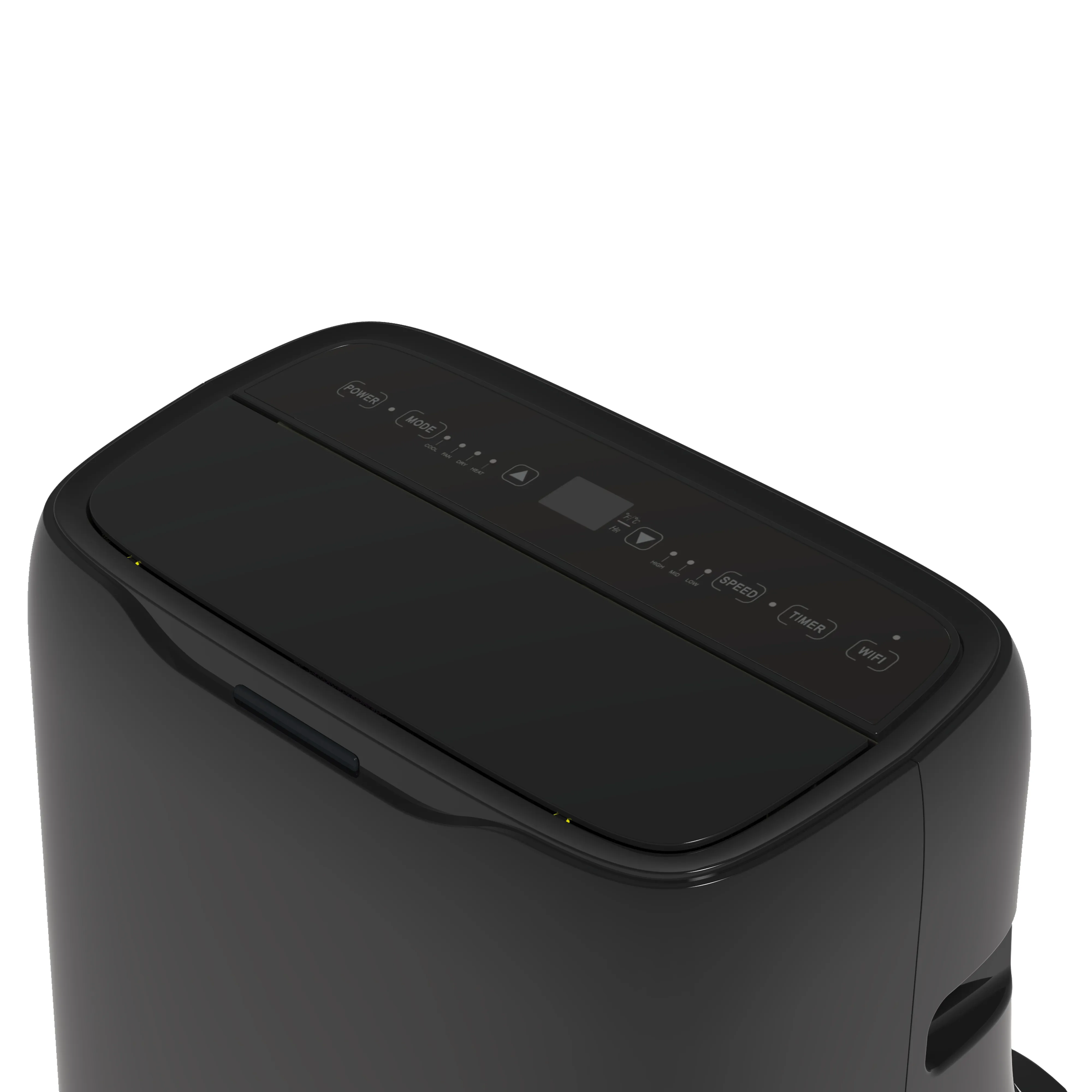 Toaster, Schwarz, kompakt, Bedienfeld, Kontrollpanel