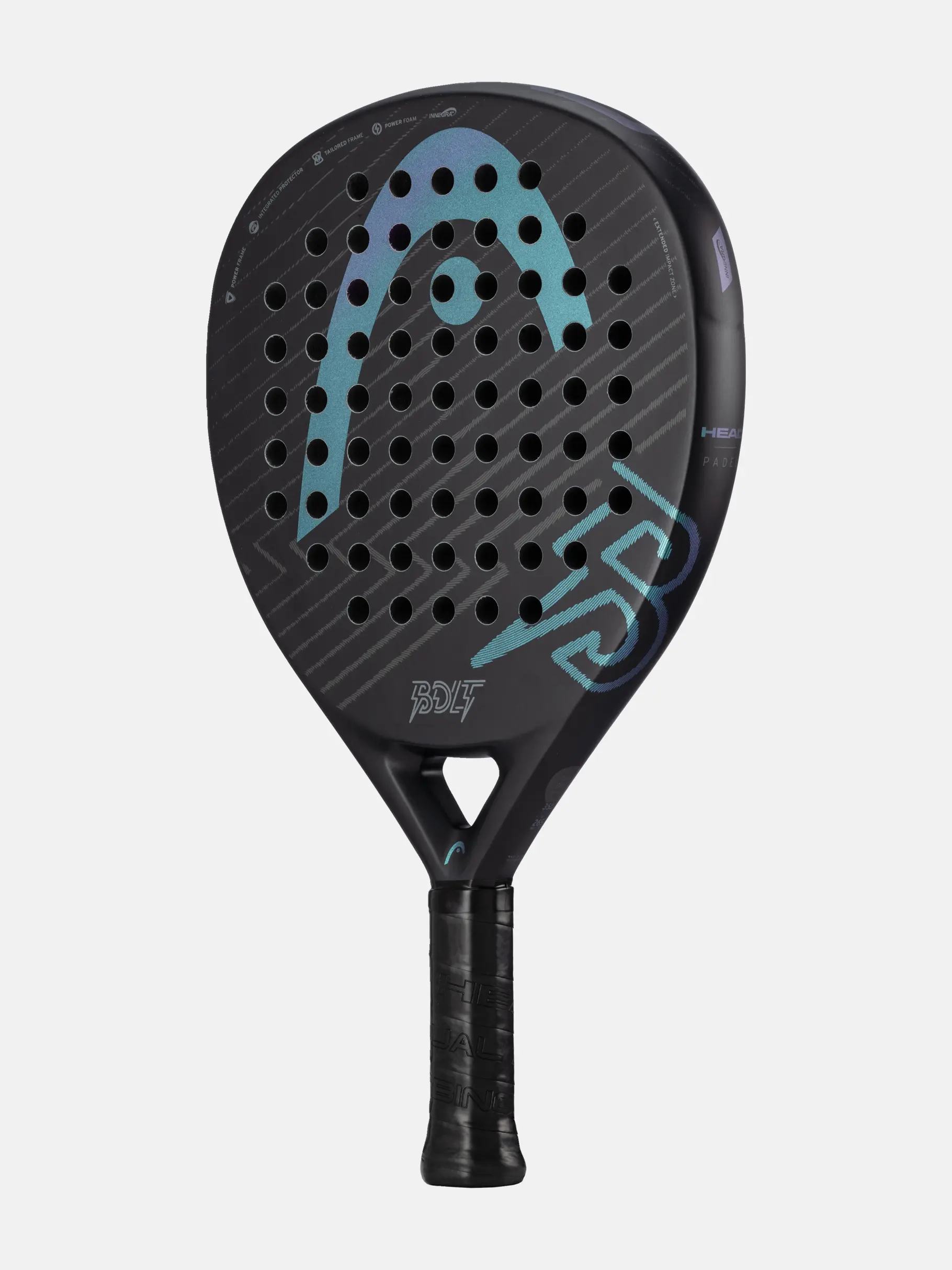 Schläger, Padel, Griff, Löcher, Griffbereich