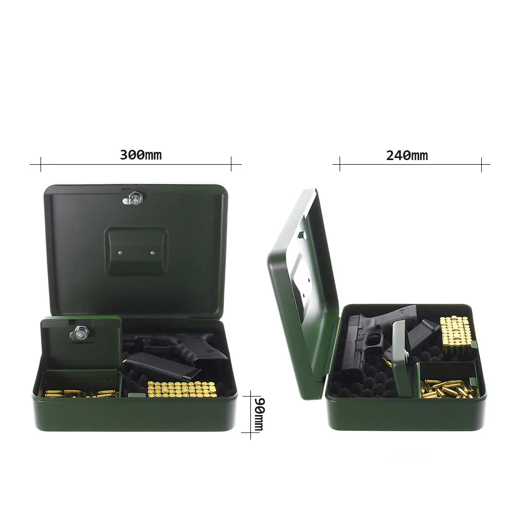 Rottner Pistolenkassette GUN BOX RAL6002