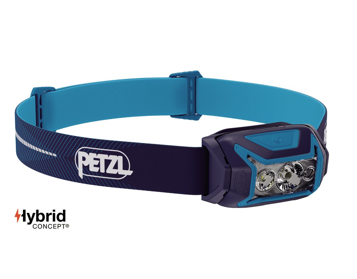 Kopfleuchte, LED, verstellbar, blau, Petzl