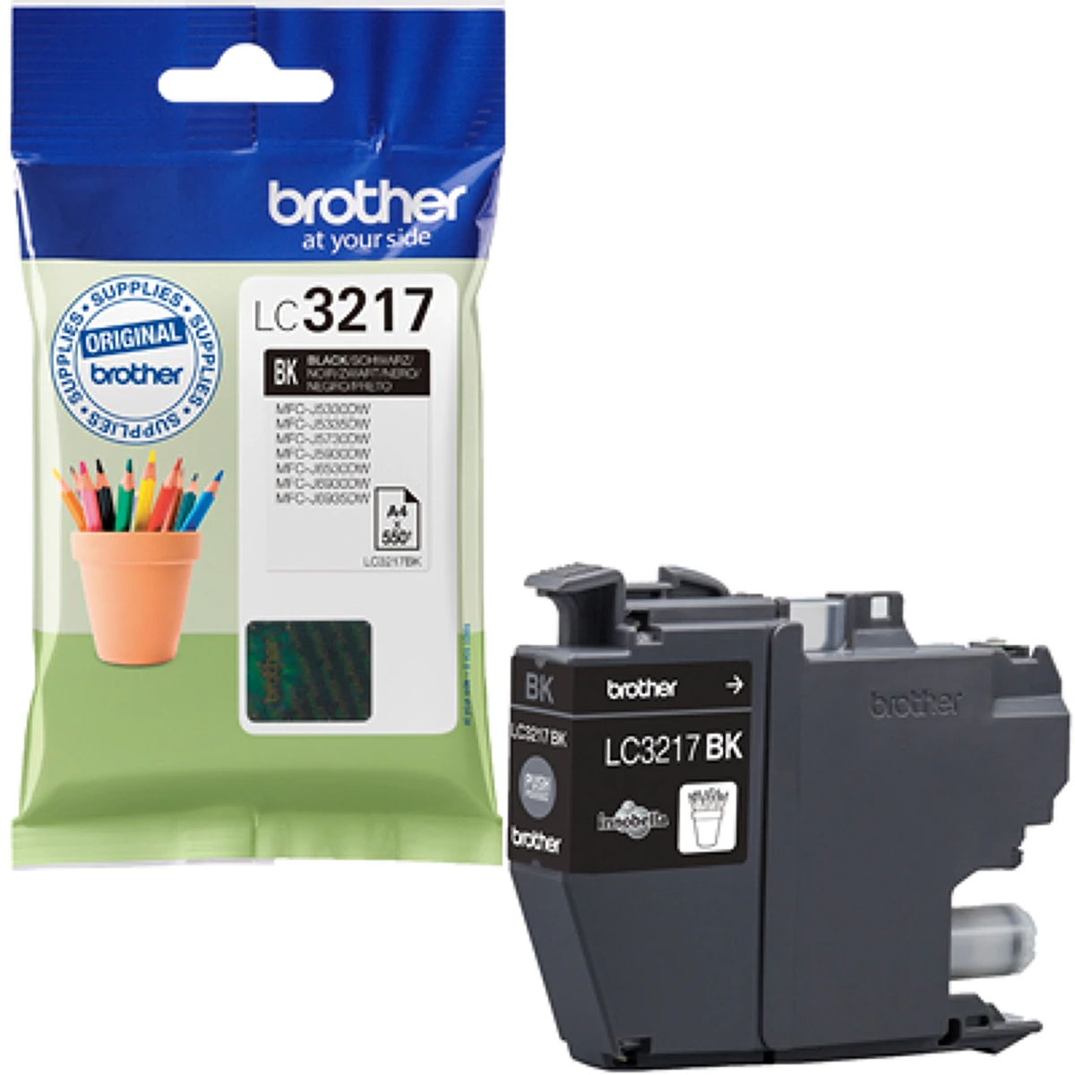 Brother Tintenpatrone LC3217-black
