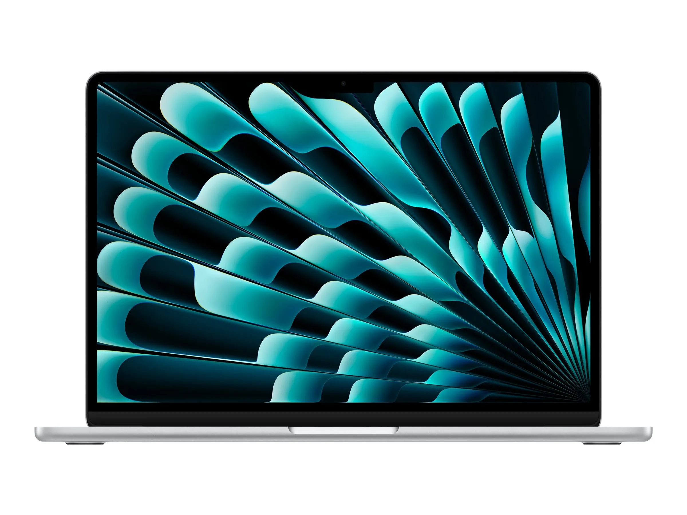 laptop, Display, Silber, dünnrahmen, teal Muster