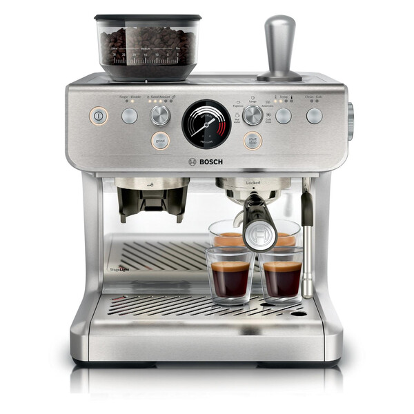Espressomaschine, Kaffeemaschine, Grinder, Duo-Brenner, Portafilter