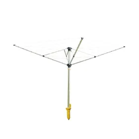 Wäscheständer, Wäscheständer mit Bodenstift, Bodenkegel, Drahtarme, Wäscheleine