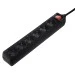 Hama 137265 Steckdosenleiste schwarz