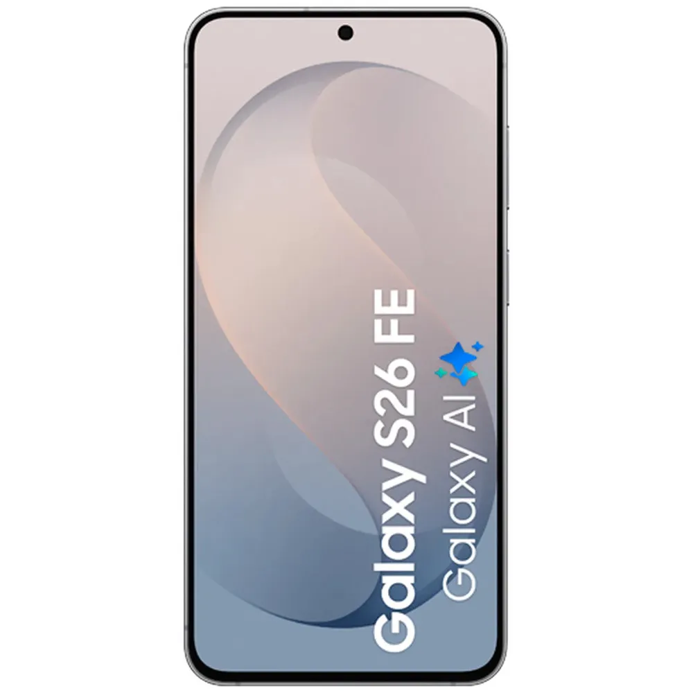 Smartphone, Galaxy S26, Infinity-Display, schwarzer Rahmen, Touchscreen