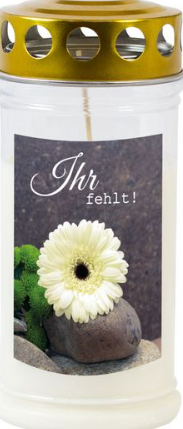 Kerze, Glassenvase, weiße Kerze, UnbemerkterDocht, Dekorationskerze