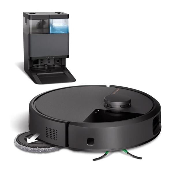 iRobot Roomba Combo 505+ (N185040) schwarz Saugroboter mit Wischfunktion + Absaugstation, App-Steuerung
