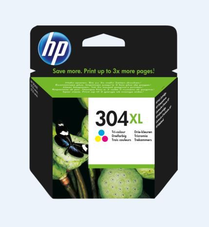Tintenpatrone, HP, 304XL, mehrfarbig, Drei-Farben