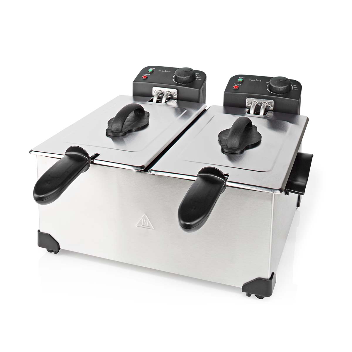 Nedis Öl-Fritteuse KADF601FSR Doppel