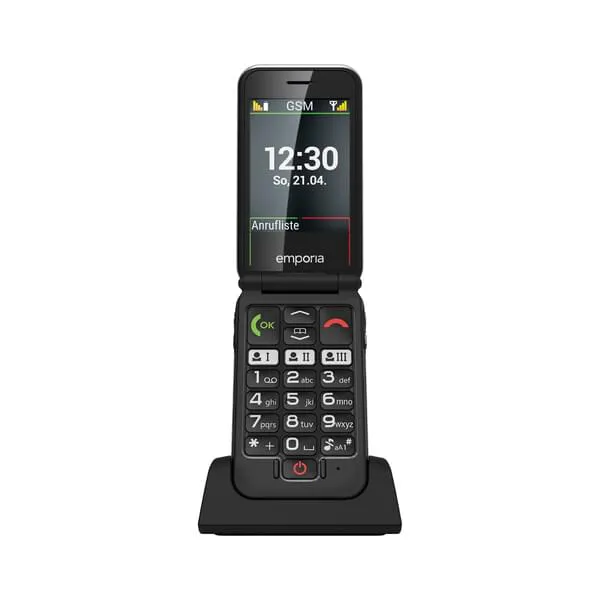 Klapptelefon, Klapphandy, Handy mit Tasten, klassisches Telefon, Knopftelefon