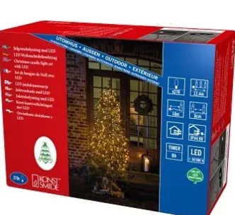 Weihnachten, Tannenbaum, LED, außenbereich, Deko