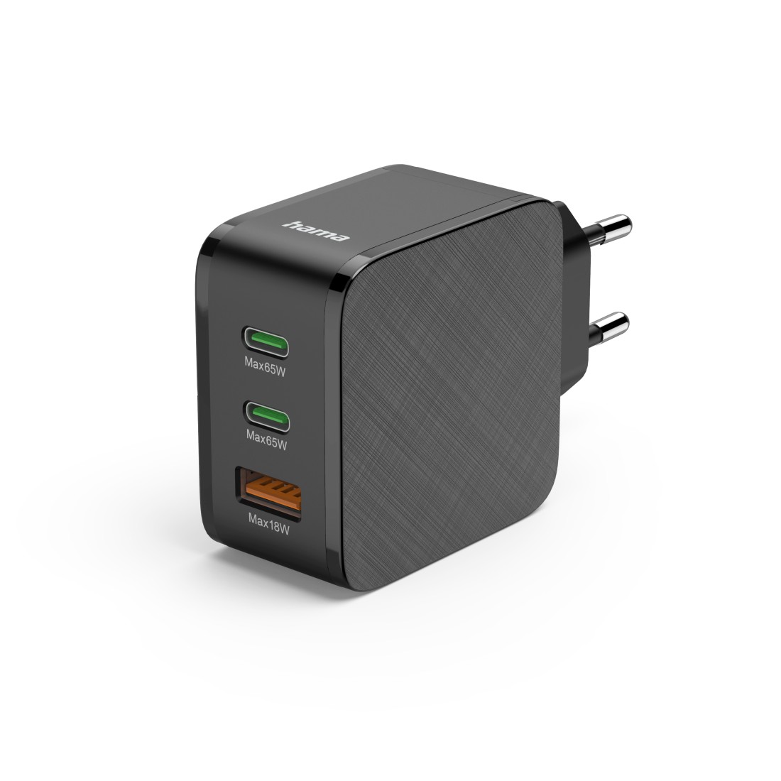 USB-C Ladegerät, Wandladegerät, Multiport, 65W USB-C, Hama Marke