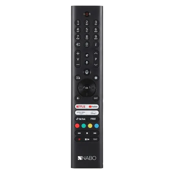 fernbedienung, TV-Fernbedienung, Tastenfeld, Infrarot, NABO-Branding