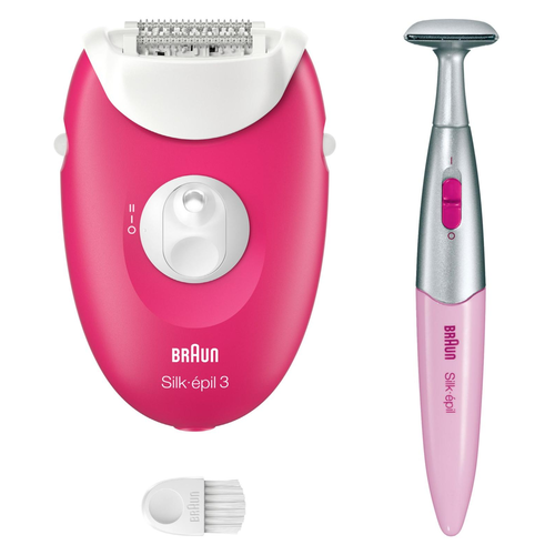 Braun 3-202 Silk-epil 3 Epilierer, himbeerosa-weiß