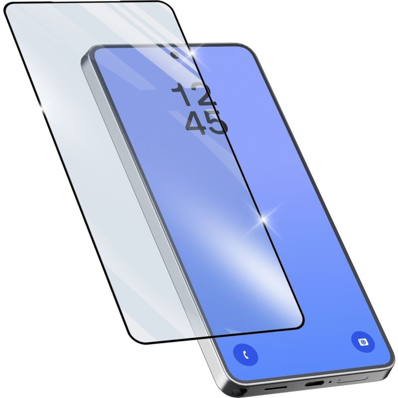 smartphone, Bildschirm, Glanz, randlos, Anzeige