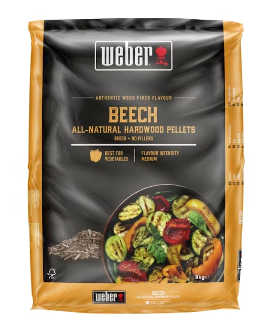 Buche, Hartholzpellets, Holzpellets, Grillanzünder, Geschmack mittel