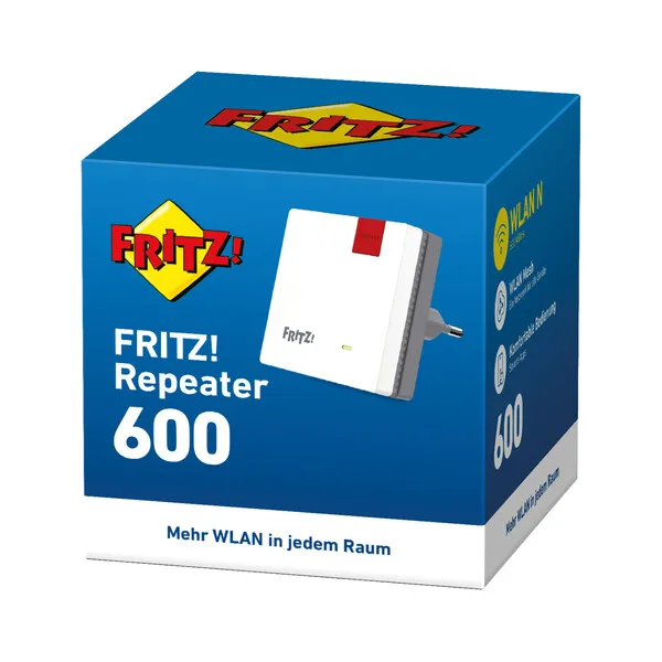 WLAN-Repeater, FRITZ!, 600, Verpackung, Router-Verlängerung