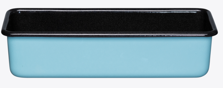 rechteckige schale, Backblech, blau, antihaft, metall
