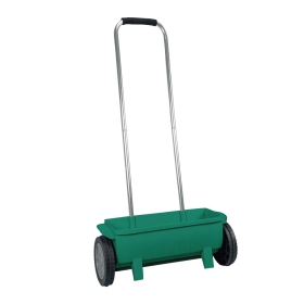 Gartenkarre, Hilfskarre, Rollwagen, grüner Wagenkorb, Rollkarre