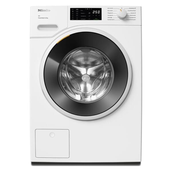 Waschmaschine, Frontlader, Weiß, Trommel, Bedienfeld