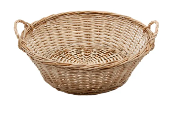 Korb, gewebt, Rattan, mit Henkel, korbförmig
