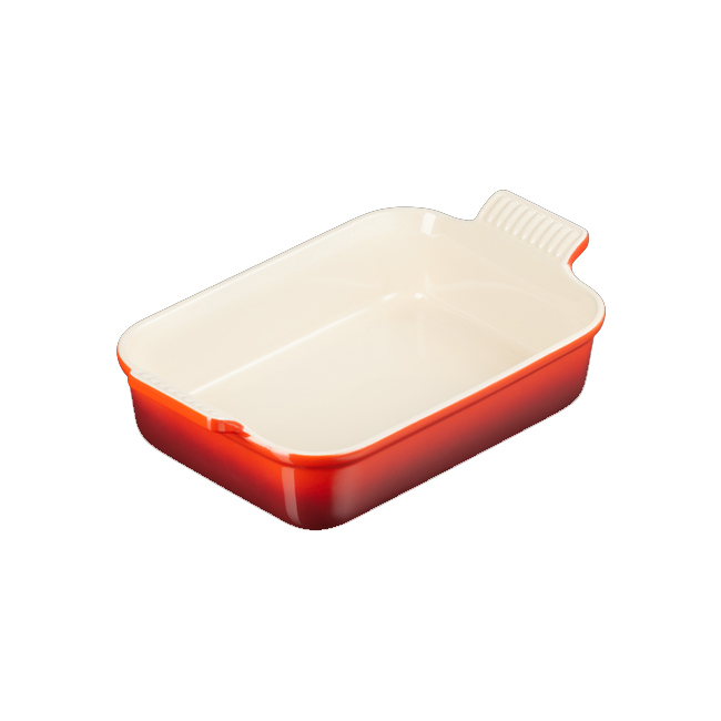 LeCreuset SW Auflaufform re. 26cm Kirschrot