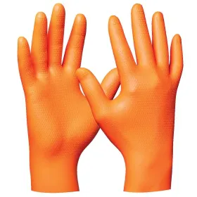 Handschuhe, Gummihandschuhe, orangefarbene Handschuhe, Paar Handschuhe, Geschirrhandschuhe