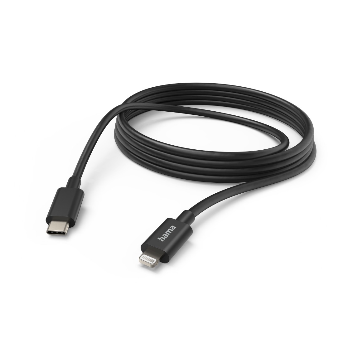 usb-c to lightning kabel, usb-c kabel, aufladekabel, datenkabel, schwarzes kabel