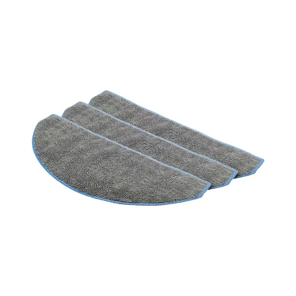 Mop-Pad, Mikrofaser, Grau, Kantenabdeckung, Doppel-Lage