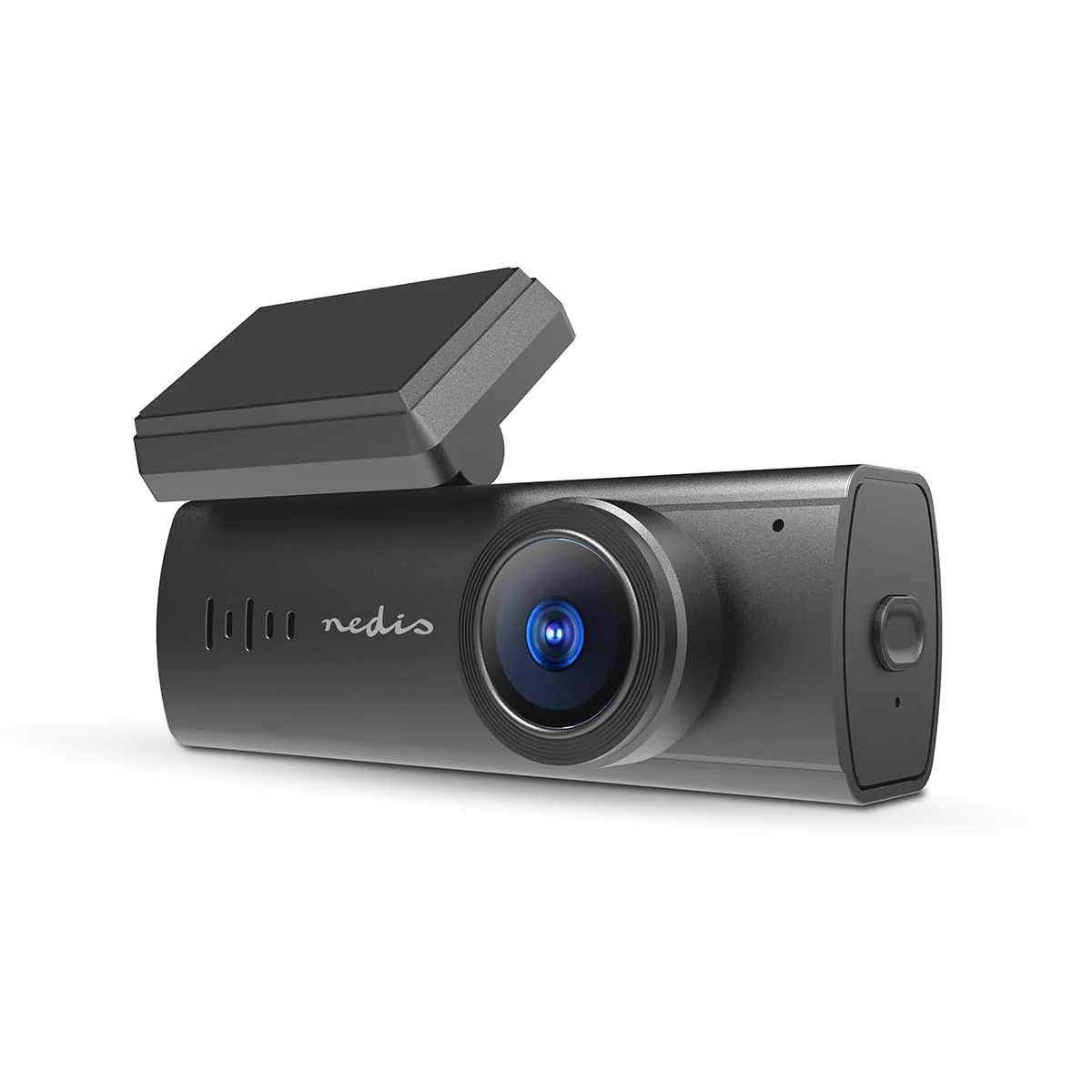 dashcam, kamera, vorderer, objektiv, schwarz