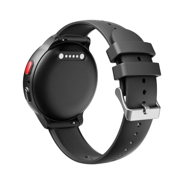 Smartwatch, Uhr, Silikon, Schwarz, Armband