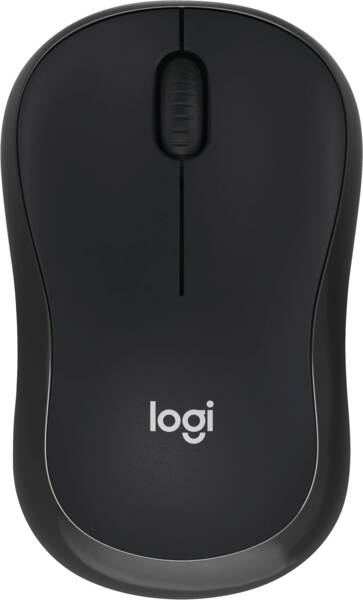 maus, drahtlos, optischer sensor, schwarz, logi mark sichtbar