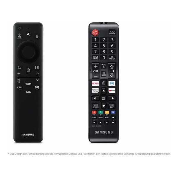 Fernbedienung, TV-Fernbedienung, Samsung, schwarz, Tasten