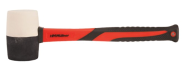Hammer, Hammert, Weiche Kopf?, Gummi Kopf?, Rot-Schwarz