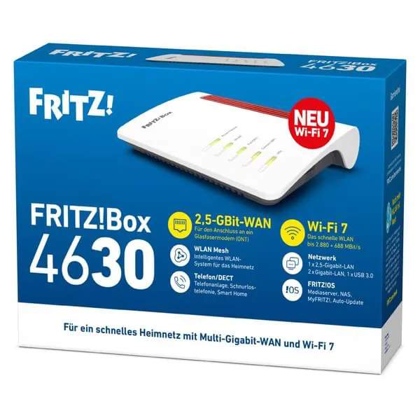 Router, Wi-Fi 7, FRITZ!Box 4630, Torah?, Gateway box