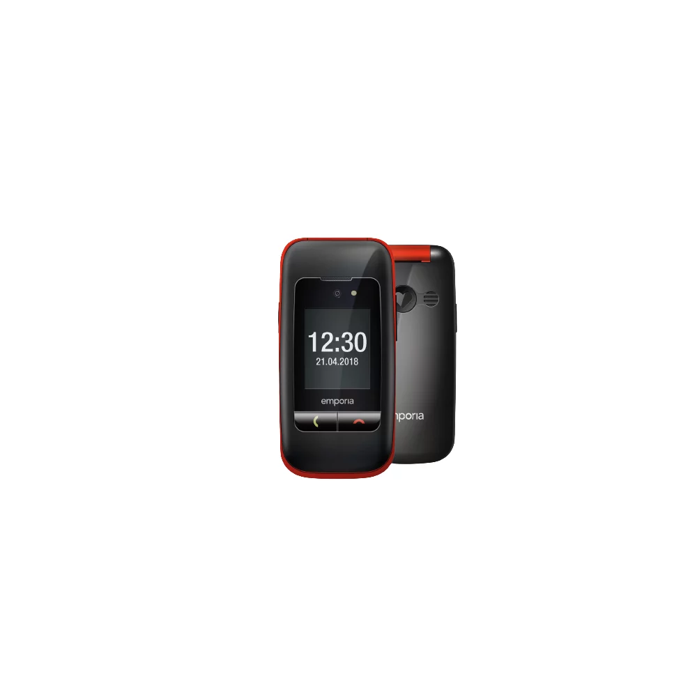 Emporia ONE V200 Frei für alle Netze, sw/rot