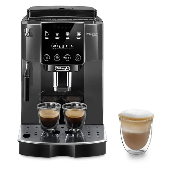 Espressomaschine, Doppelauslauf, Dampflanze, Kaffeemaschine, Gläser